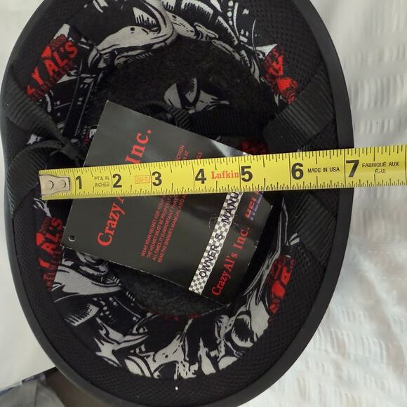 Crazy Al's DOT motorcycle helmet NEW - Picture 6 of 16